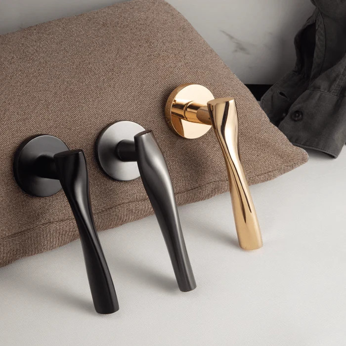 Nordic Modern Door Lock Handle Luxury Interior Lock Set Door Hardware