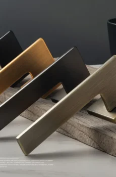 Nordic Bedroom Door Handle Silent Door Lock Interior Bronze Door Lock