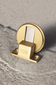 Non-punching Strong Magnetic Brass Door Stopper Anti-collision Mute Door Suction