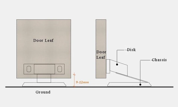 Strong Windproof Door Suction Invisible Zinc Alloy Door Stopper - Image 10